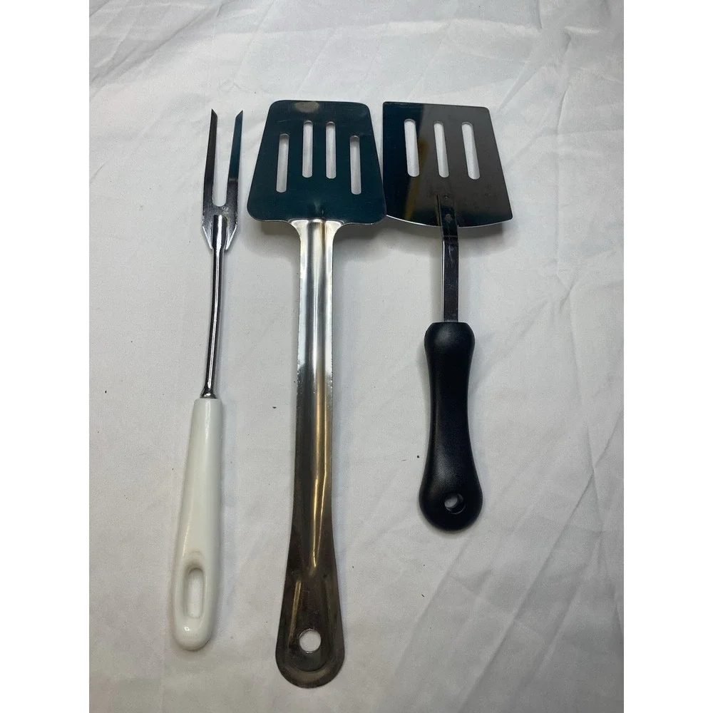 Vintages Stainless Steel Kitchen Utensils slotted spatulas‎ Carving Fork